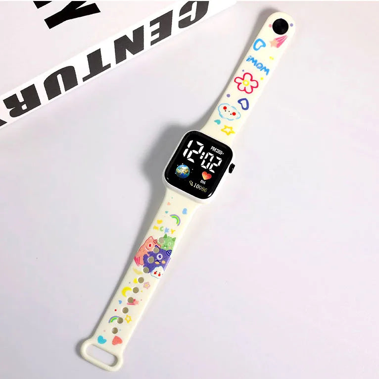 Reloj Inteligente Para Niños Niña Reloj Hello Kitty Digital Watch