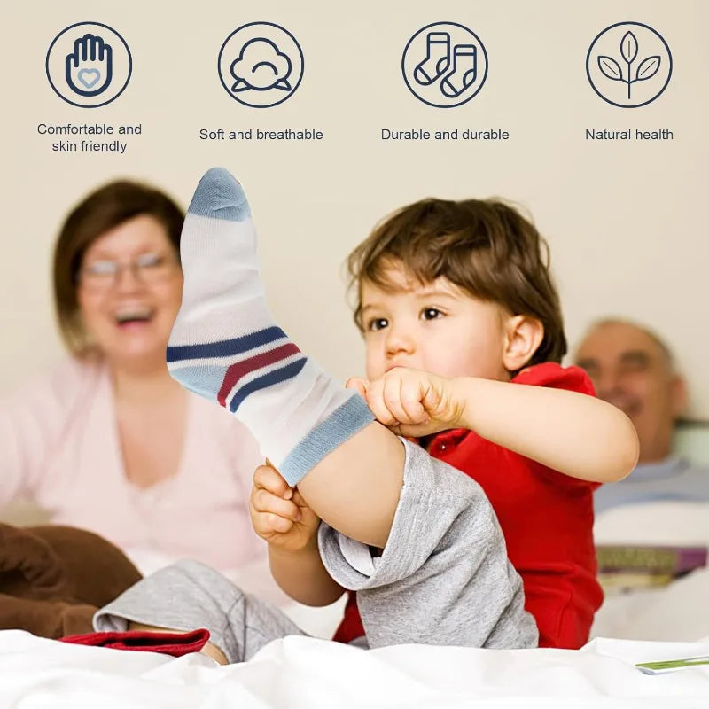 FainFun 5 Pares Calcetines de Invierno para Niña, Calcetines niños Divertidos