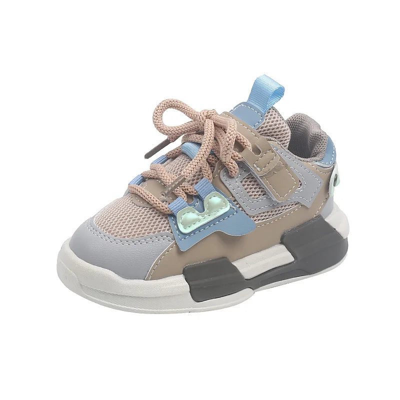 Kids Sport Shoes Fashion Mesh Breathable Boys Sneakers Spring Autumn Children Girls Outdoor Running Shoes