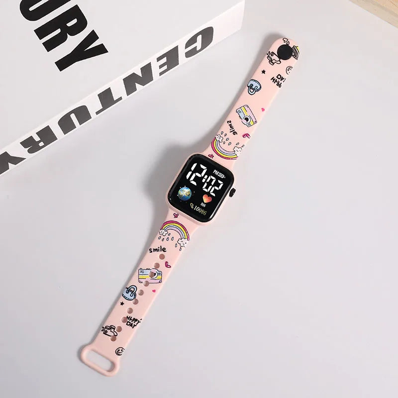 Reloj Inteligente Para Niños Niña Reloj Hello Kitty Digital Watch