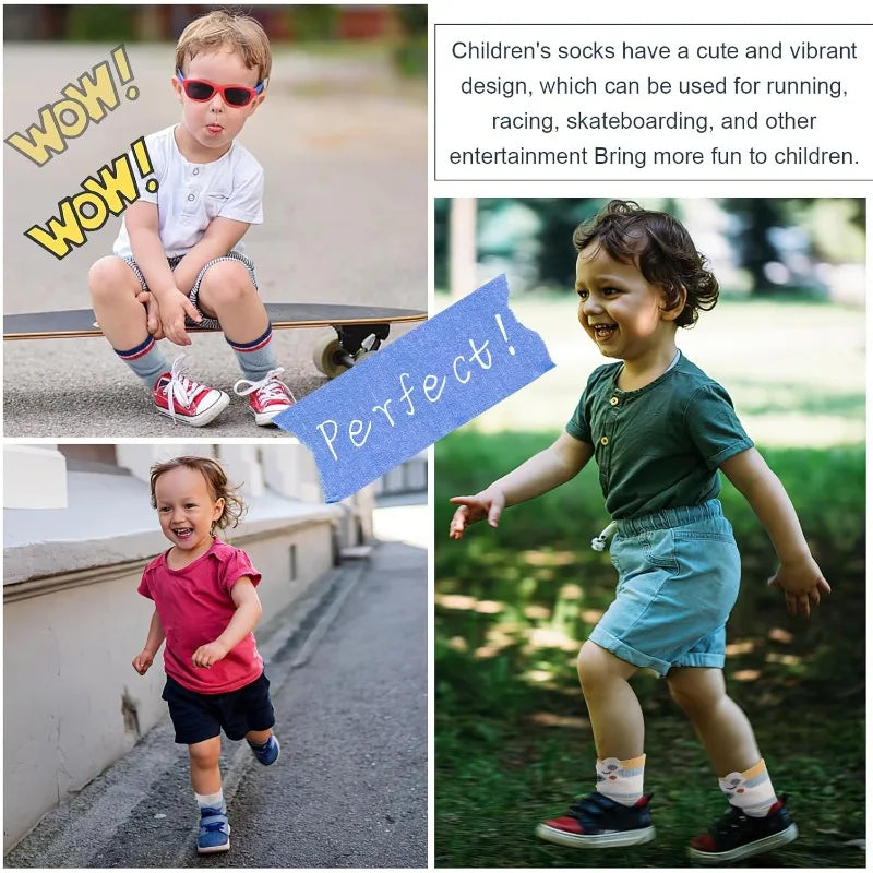 FainFun 5 Pares Calcetines de Invierno para Niña, Calcetines niños Divertidos