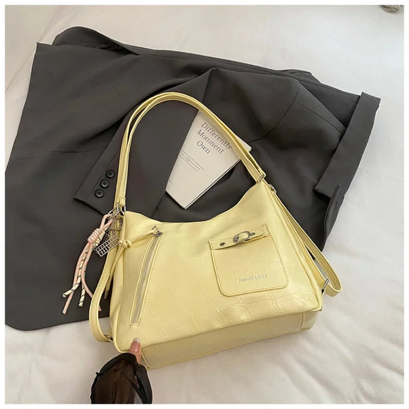 Luxury Designer Large Tote Bag Fashion Women Soft Leather Shoulder Bags Lady Crossbody bags Multi-functional Backpack Handbag