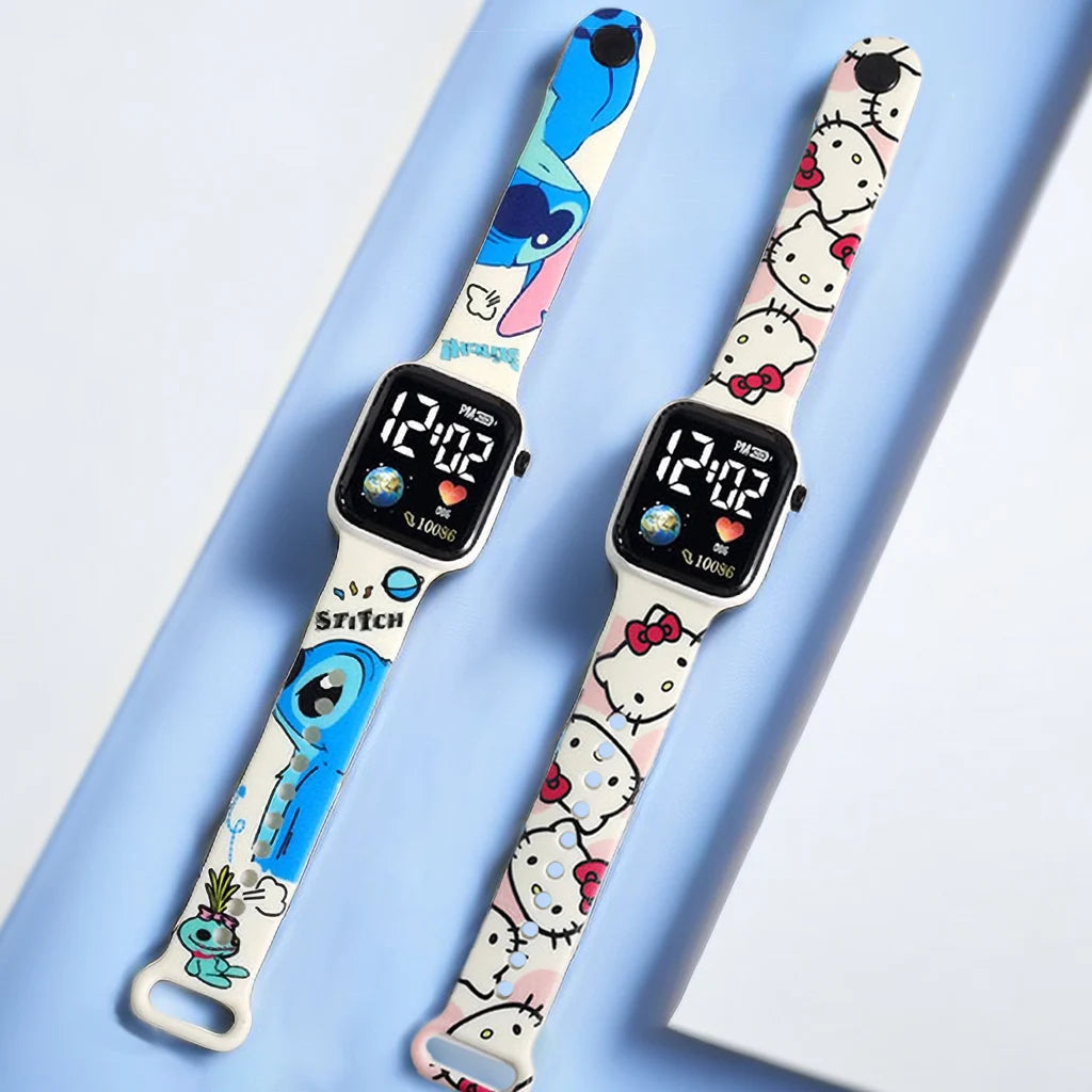 Reloj Inteligente Para Niños Niña Reloj Hello Kitty Digital Watch