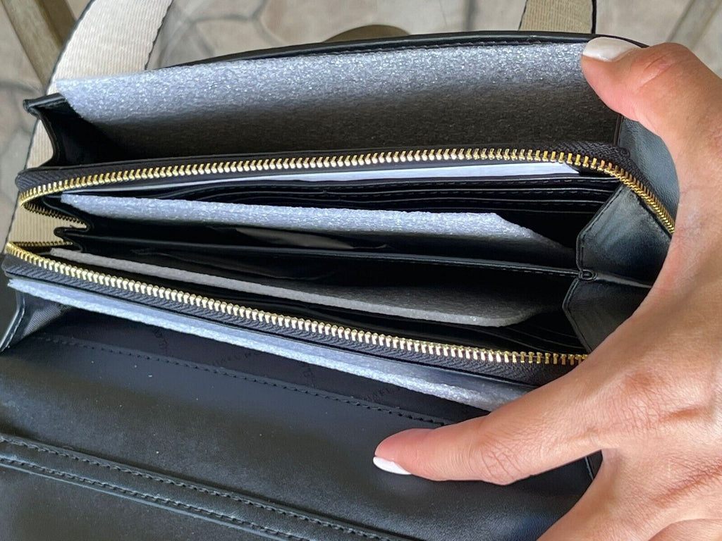 Michael Kors Women Lady Zip around Wallet Crossbody Bag Handbag Messenger Purse