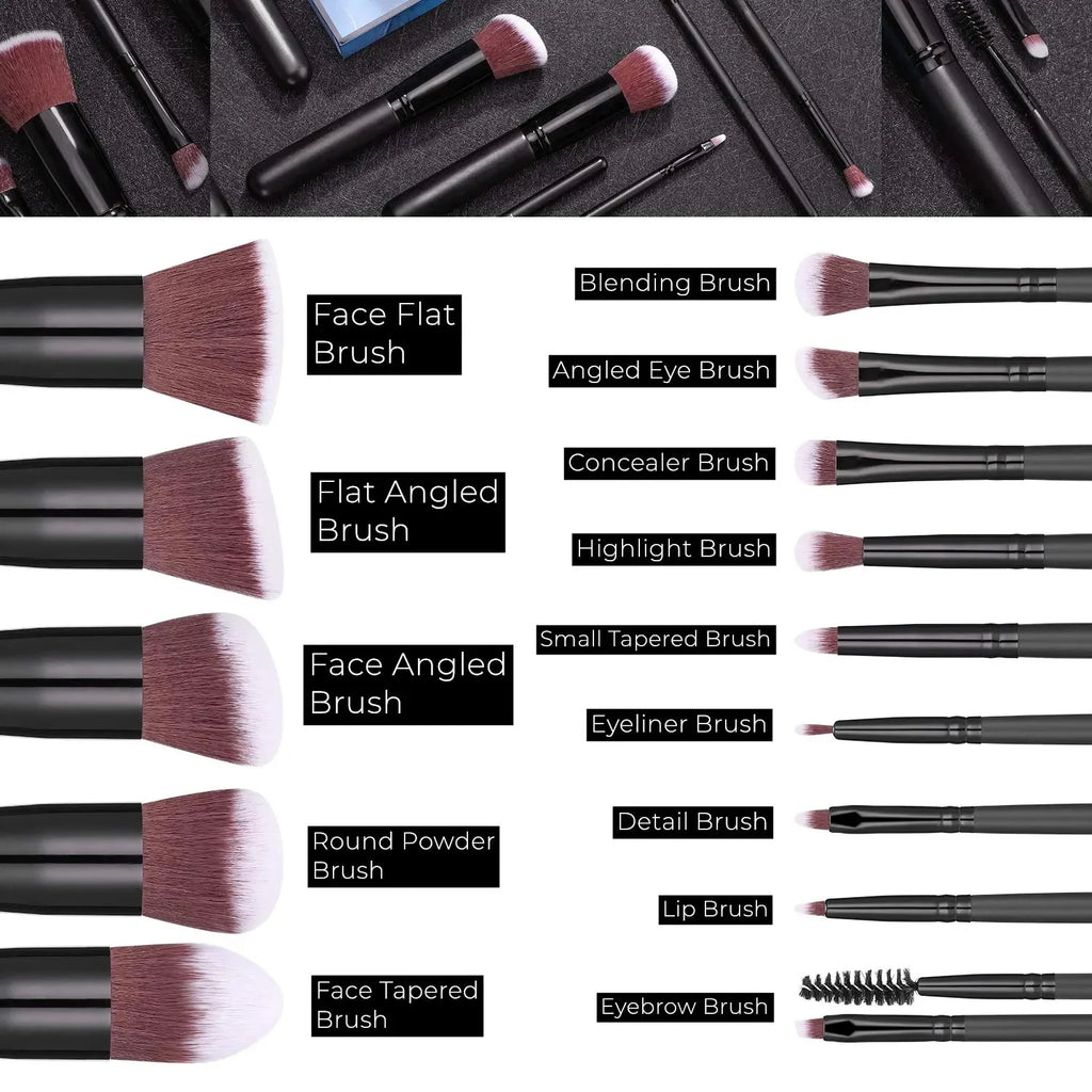 Brochas de maquillaje profesional
