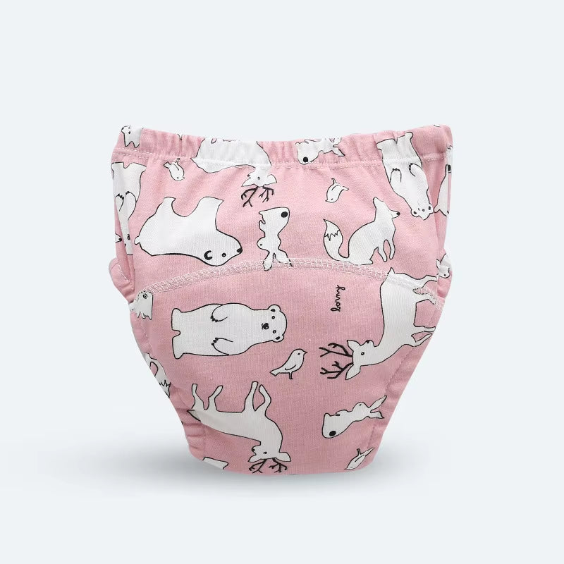 Baby Training Pants Nowborn Bebé Cloth Diaper Reusable Washable Cotton Elastic Waist Cloth Diapers Nappies Underwear