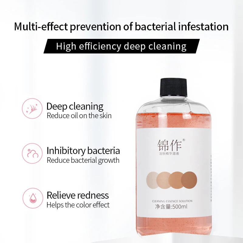 Tattoo Skin Cleansing Essence Solution Deep Cleansing Moisturizing Deep Cleans Skin Oil and Prevents Bacteriafor All Skin Types